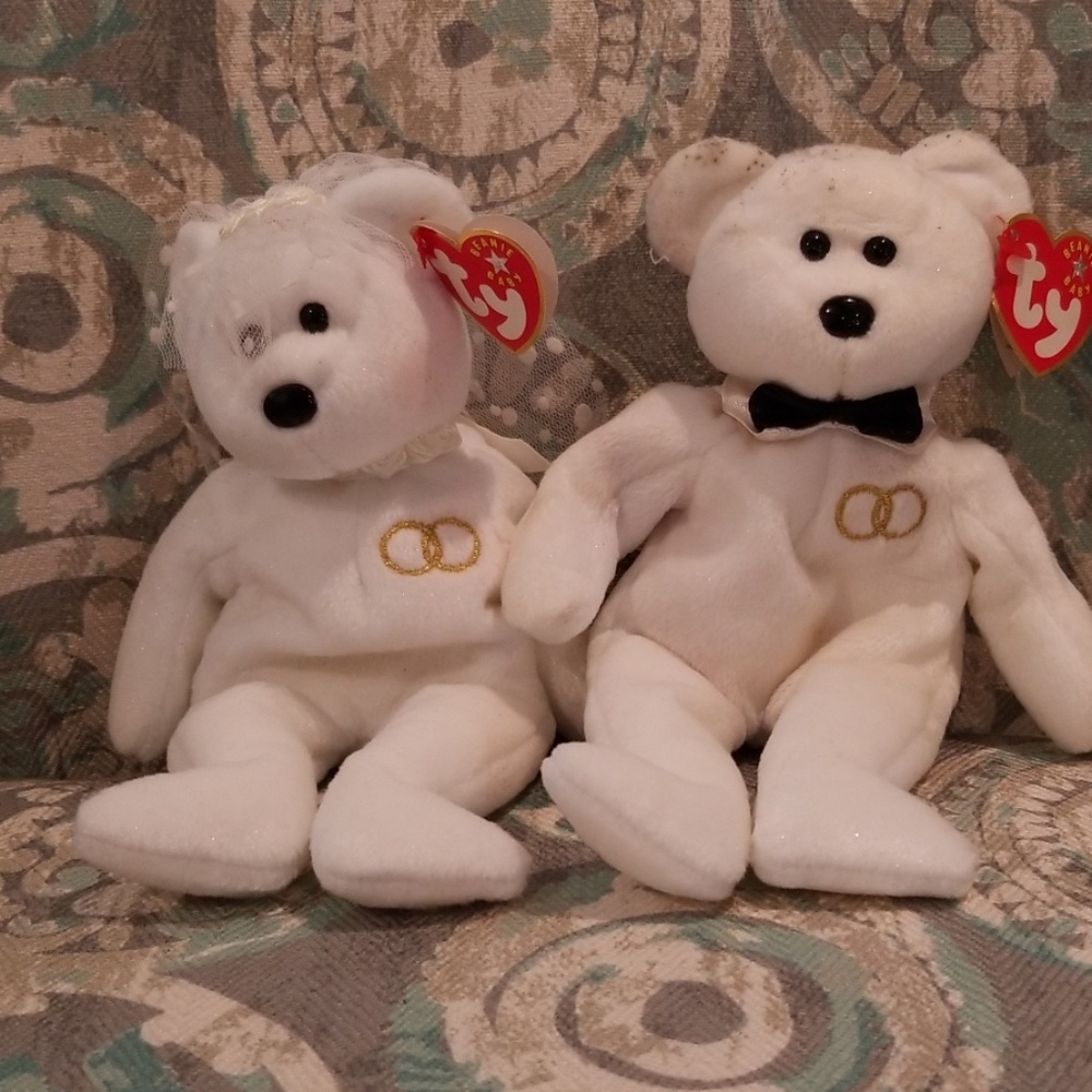 Ty Beanie Babies Mr. And Mrs. With tags
